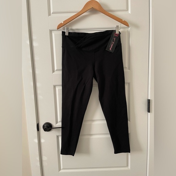 🎄Betsey Johnson High-Rise V-Waist 7/8 Legging | L - Picture 2 of 10